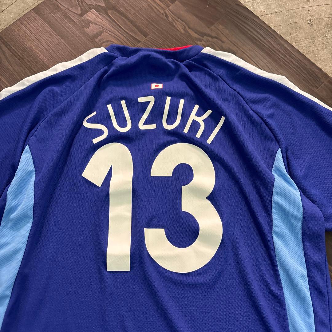 8SM1 JFA サッカーユニフォーム　13番鈴木　日本代表　古着