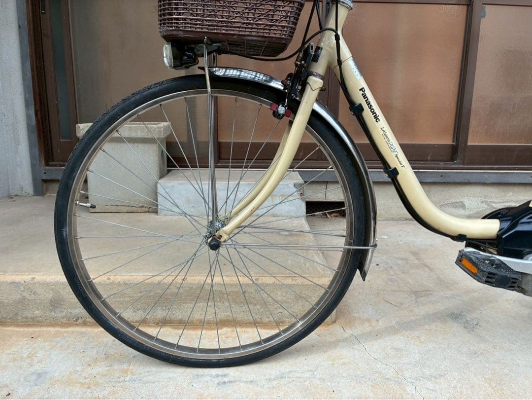 電動自転車　№8179 パナソニック　リチウムビビspecil7 26インチ