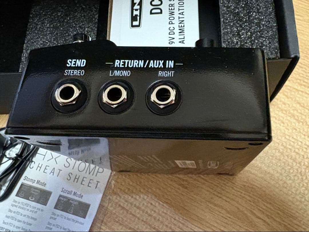 LINE 6 HX STOMP マルチエフェクター(2025.6.29新品購入)