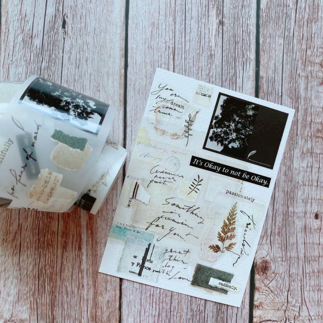 什物《collage10》海外マスキングテープ　マステ 【2080】