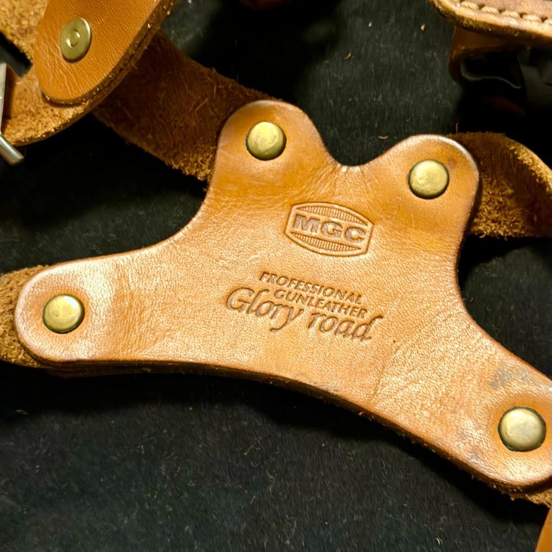 整備済 MGC Glory road VICE 革製ショルダーホルスター