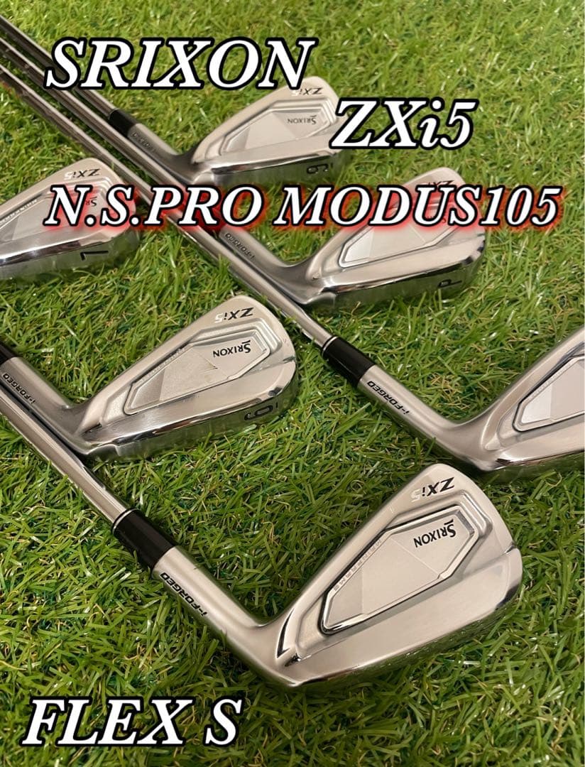 大人気　ダンロップ スリクソン ZXi5 アイアン 6本 モーダス105S