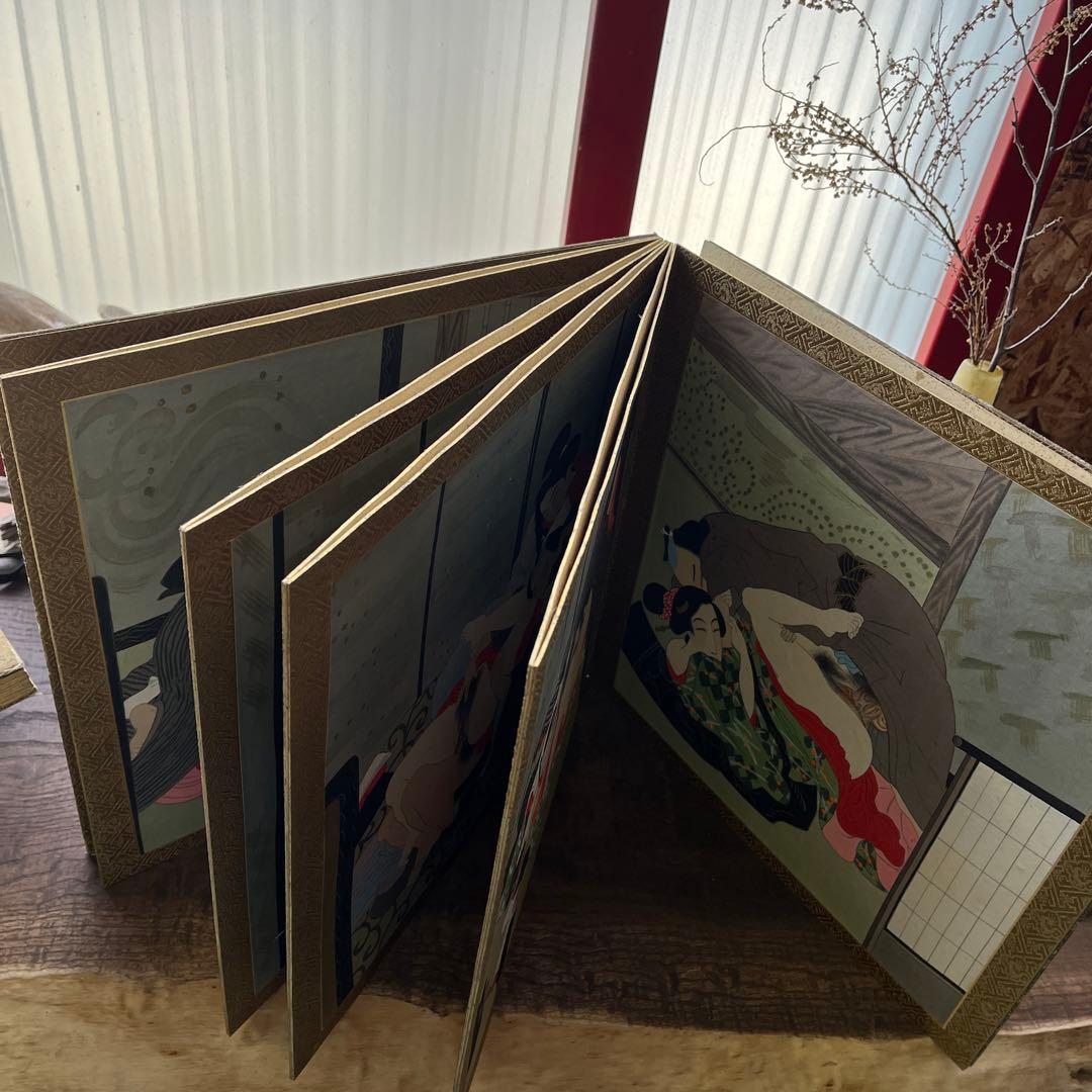 骨董／希少／古美術／玉手箱／春画／桐箱入／歌磨寡