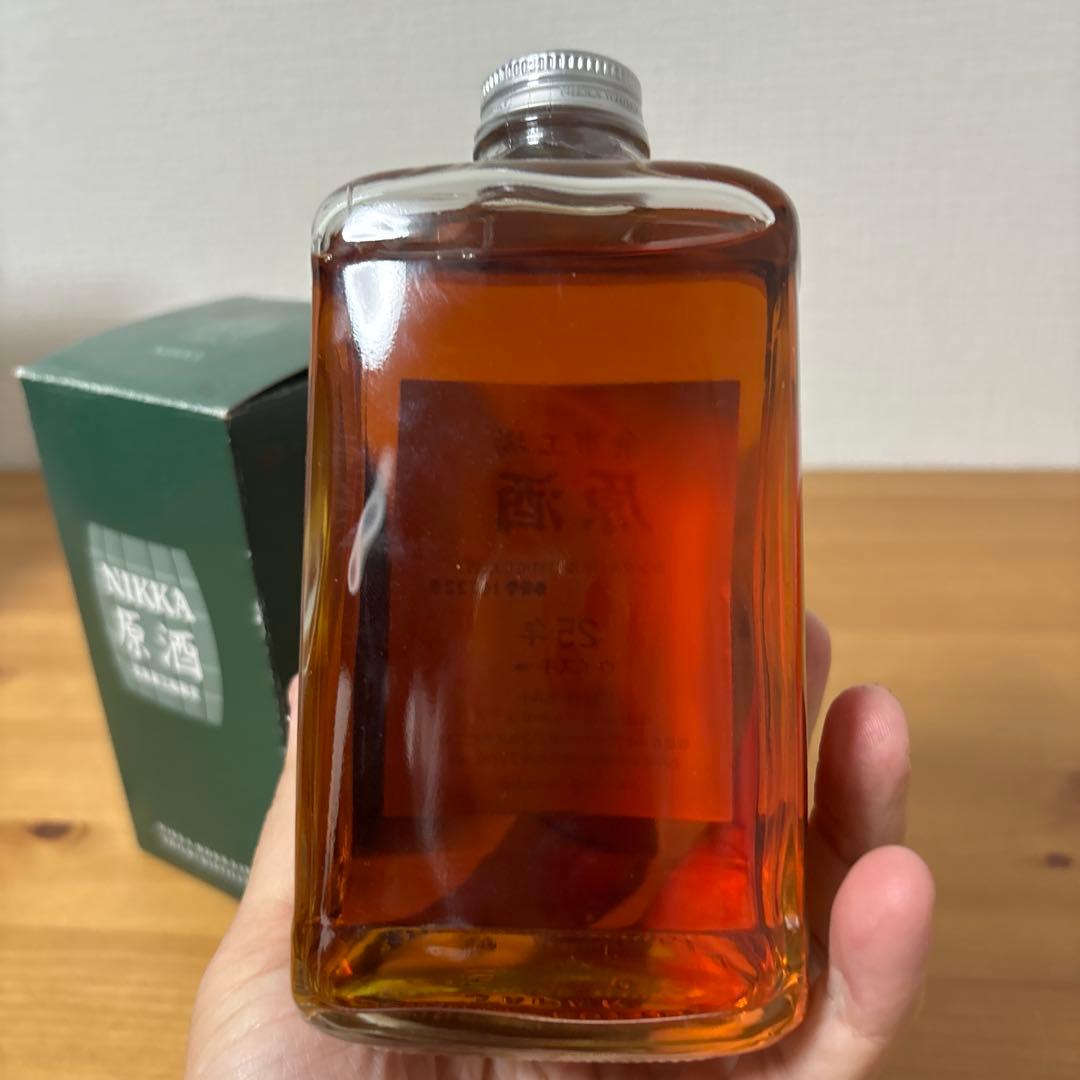ニッカウイスキー　余市25年　余市工場25年樽出原酒　500ml 54% 箱付