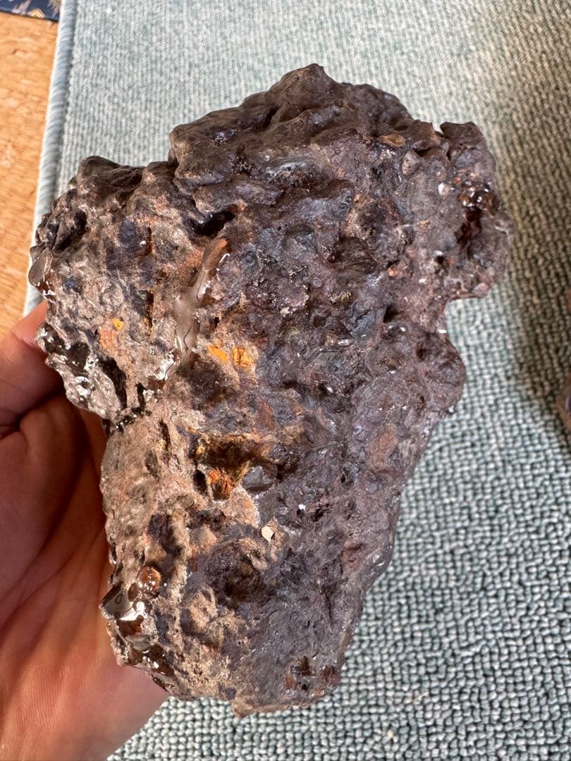 大型　希少 宇宙パワー パラサイト隕石 セリコ隕石　石鉄隕石 高品質隕石 幸運