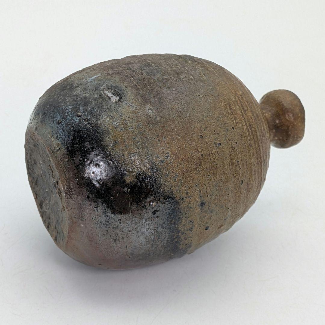 備前市無形文化財 木村玉舟 備前焼 徳利 共箱合布栞 とっくり 酒器 食器 在銘