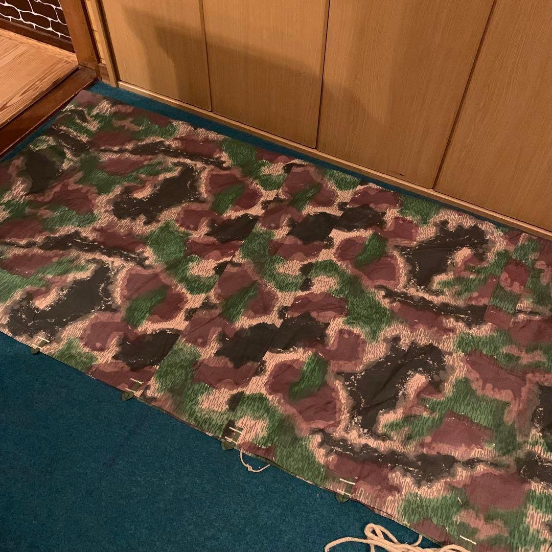 超希少 新品未使用デッドストック チェコ軍ポンチョテントタープ 2枚セット