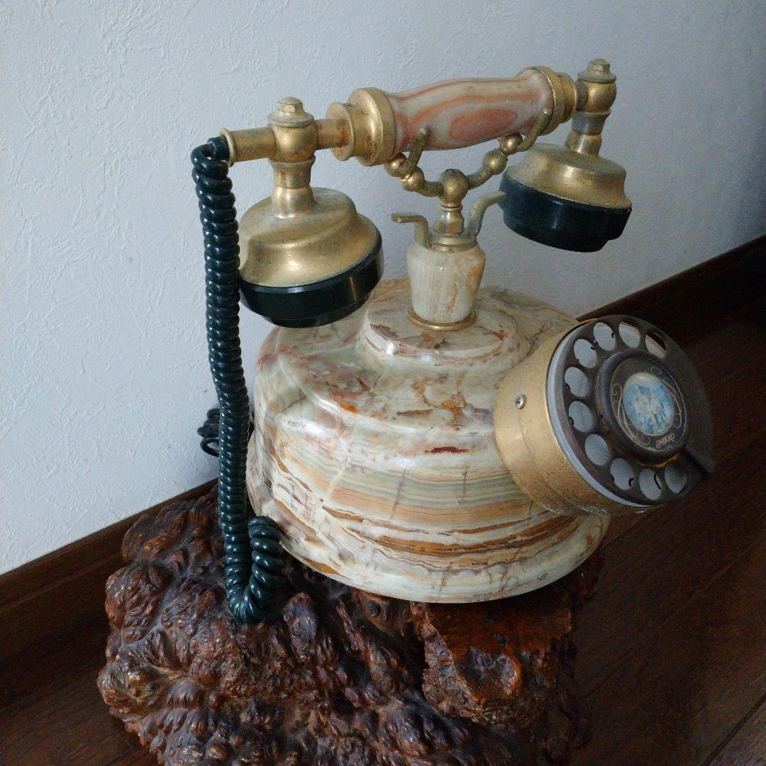 大特価‼️ 最終値下げ‼️ 大理石製‼️ 電話機‼️