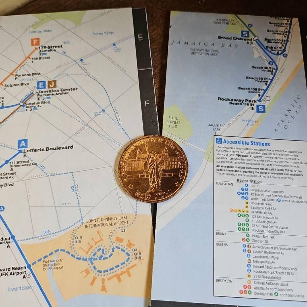 ニューヨーク地下鉄トークン 未開封袋入り