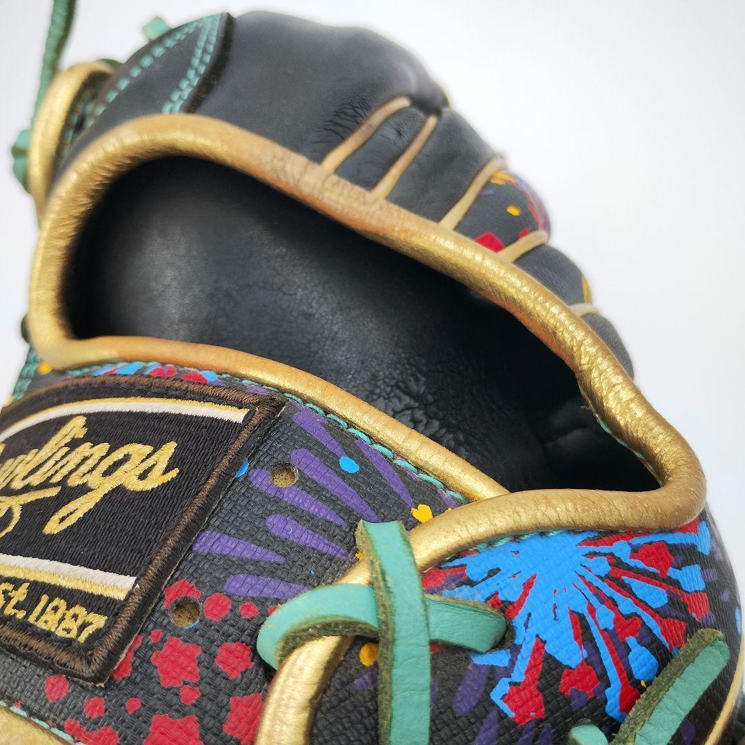 希少 ローリングス HOH GRAPHIC 軟式用 外野手 左投げ 花火モデル