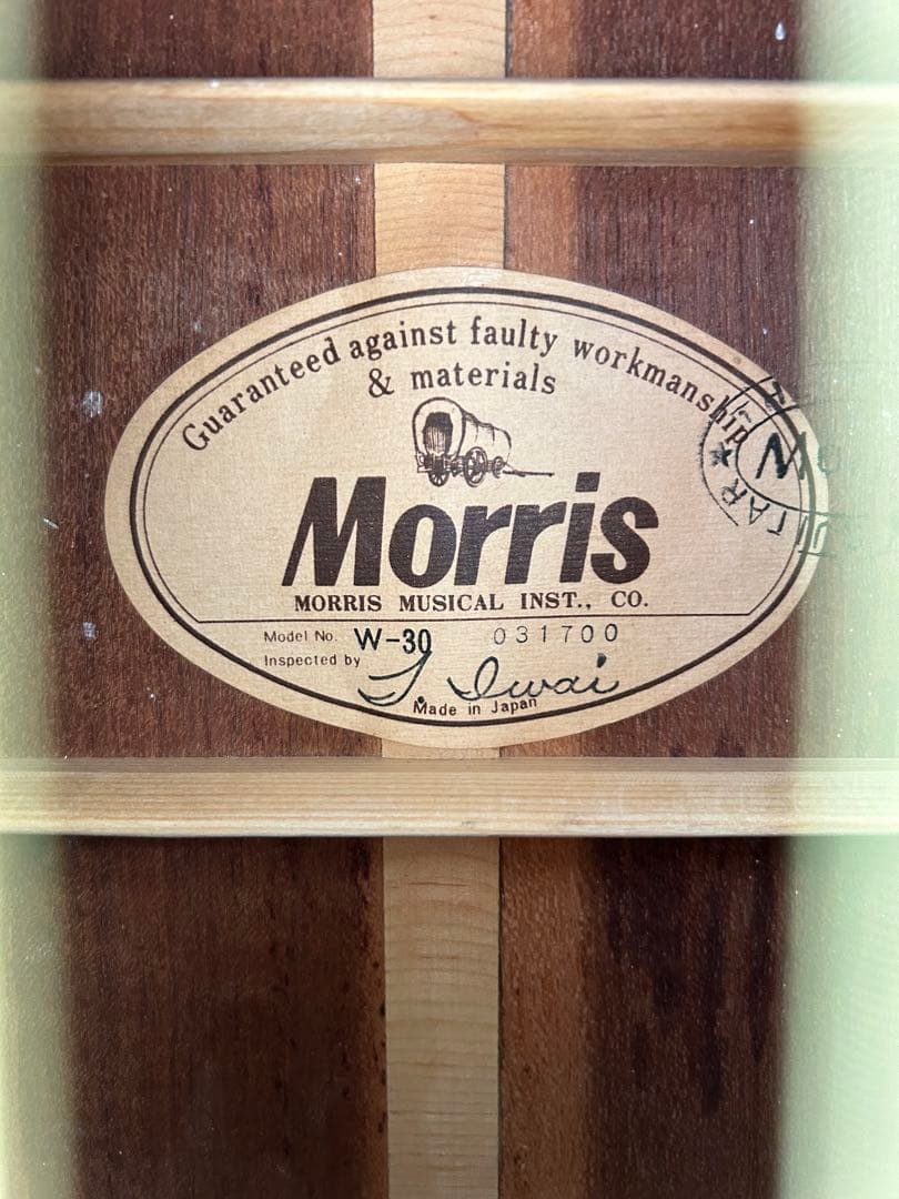アコースティックギター Morris W-30