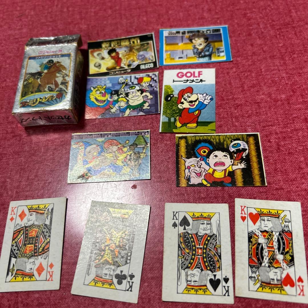 ミニ カセットトランプセット　レトロ　髙橋名人　ファミコン
