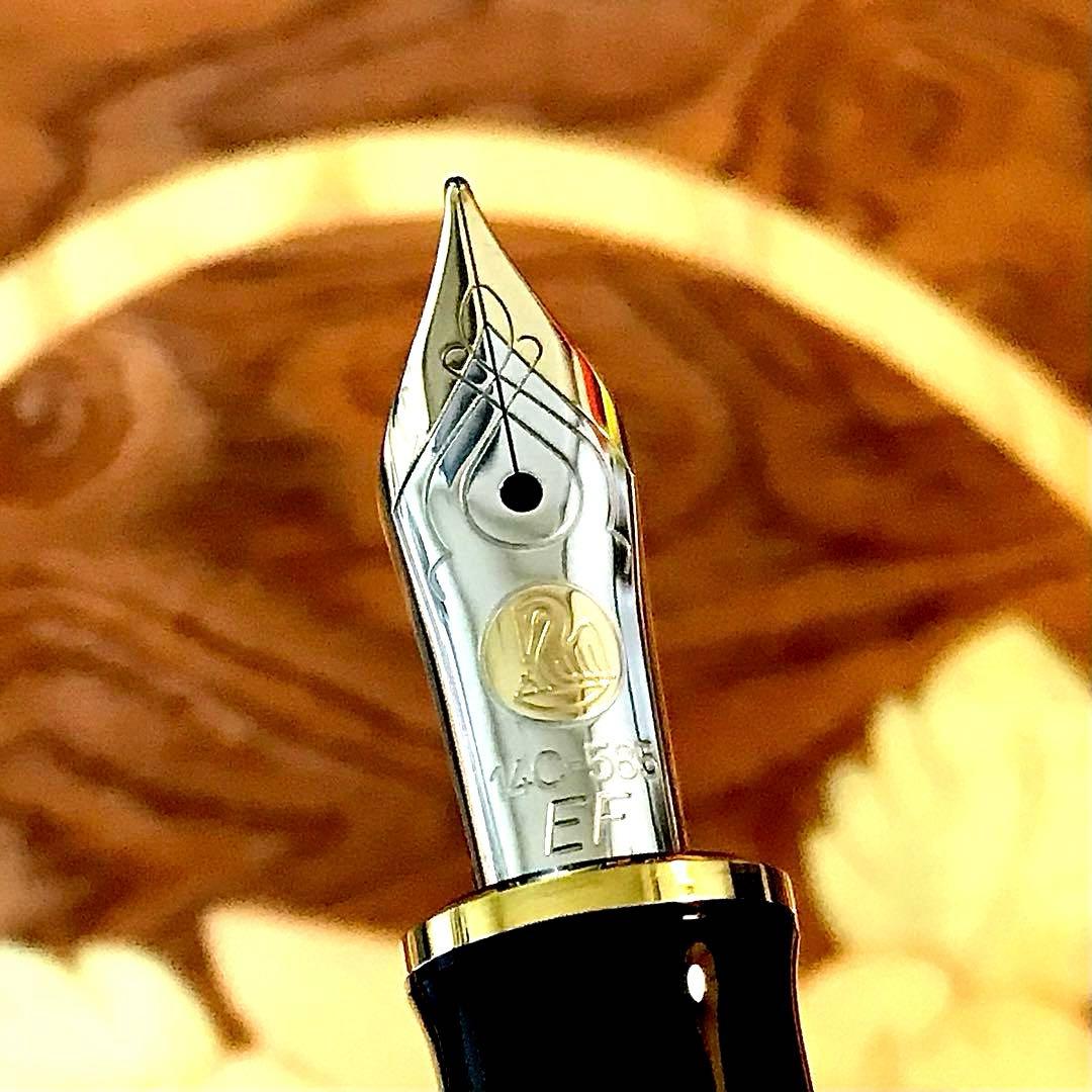 ☆超お勧め☆素晴らしいペリカン万年筆M400（EF)グリーンストライプ☆極上美品