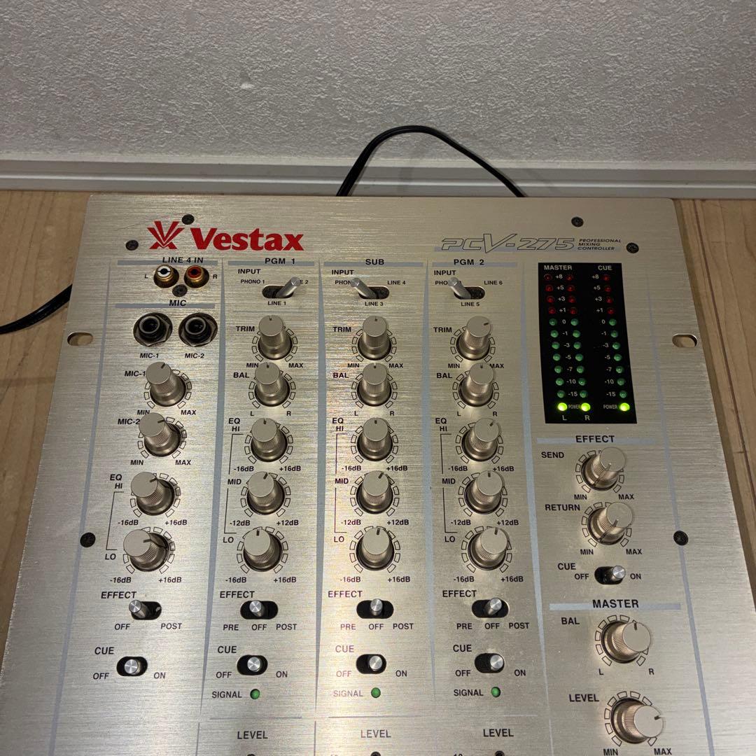 美品　完動品　メンテ済み　Vestax PCV-275 DJミキサー