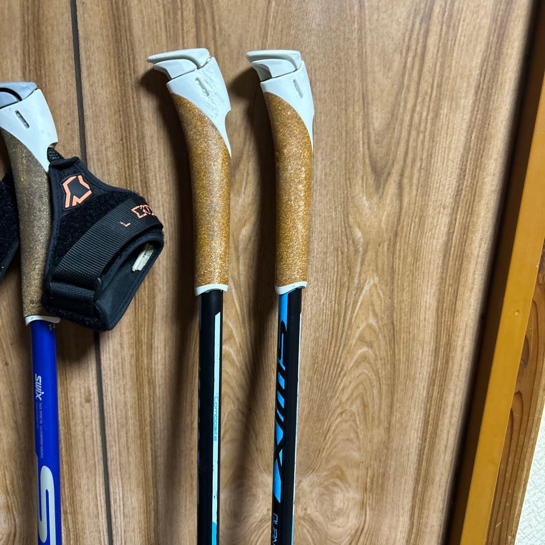 Swix クロスカントリースキー用ストック 3セット
