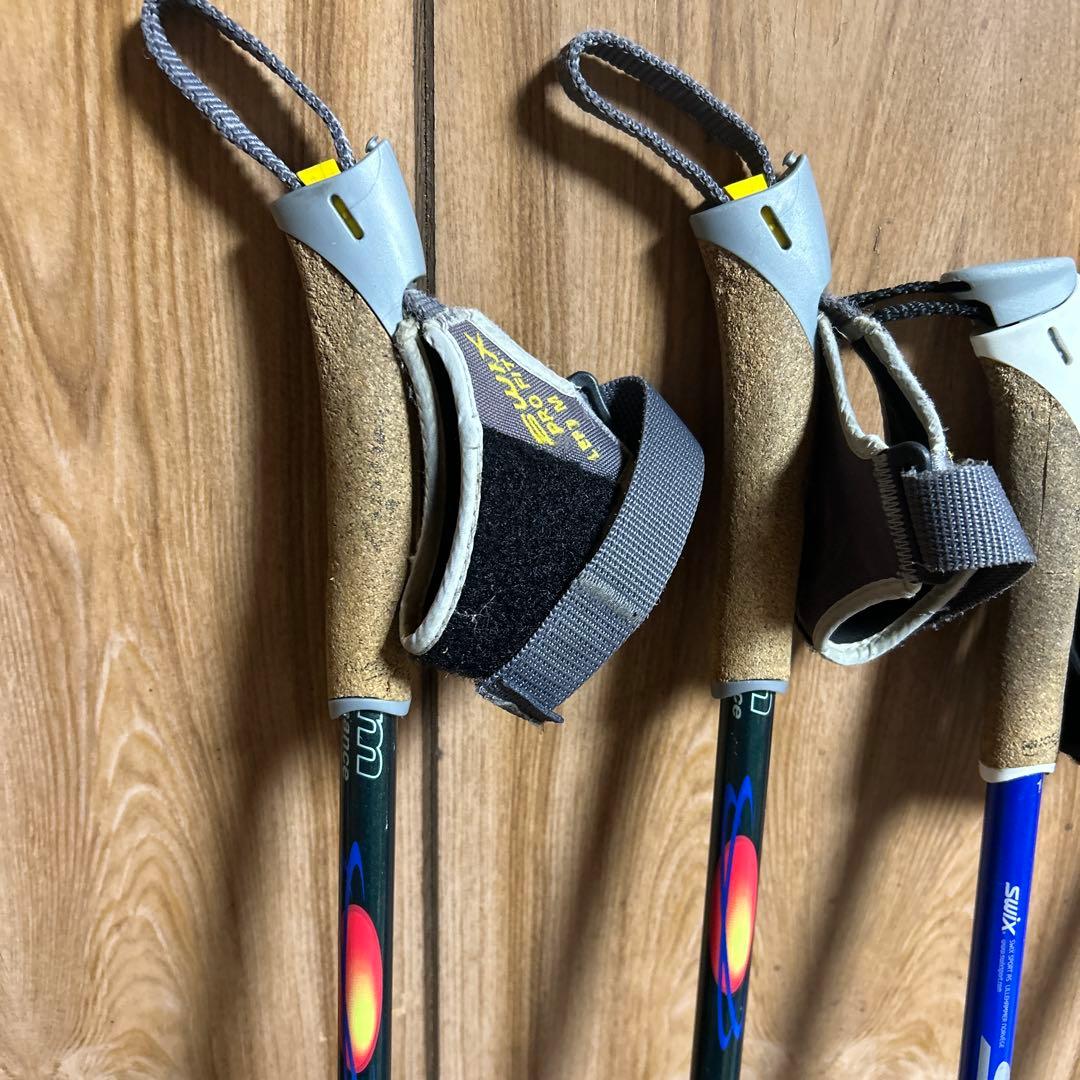 Swix クロスカントリースキー用ストック 3セット