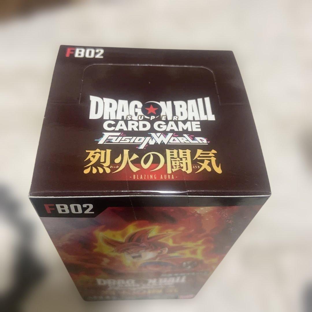 ドラゴンボールカードFB01.02.03.04 4箱セットテープ付未開封