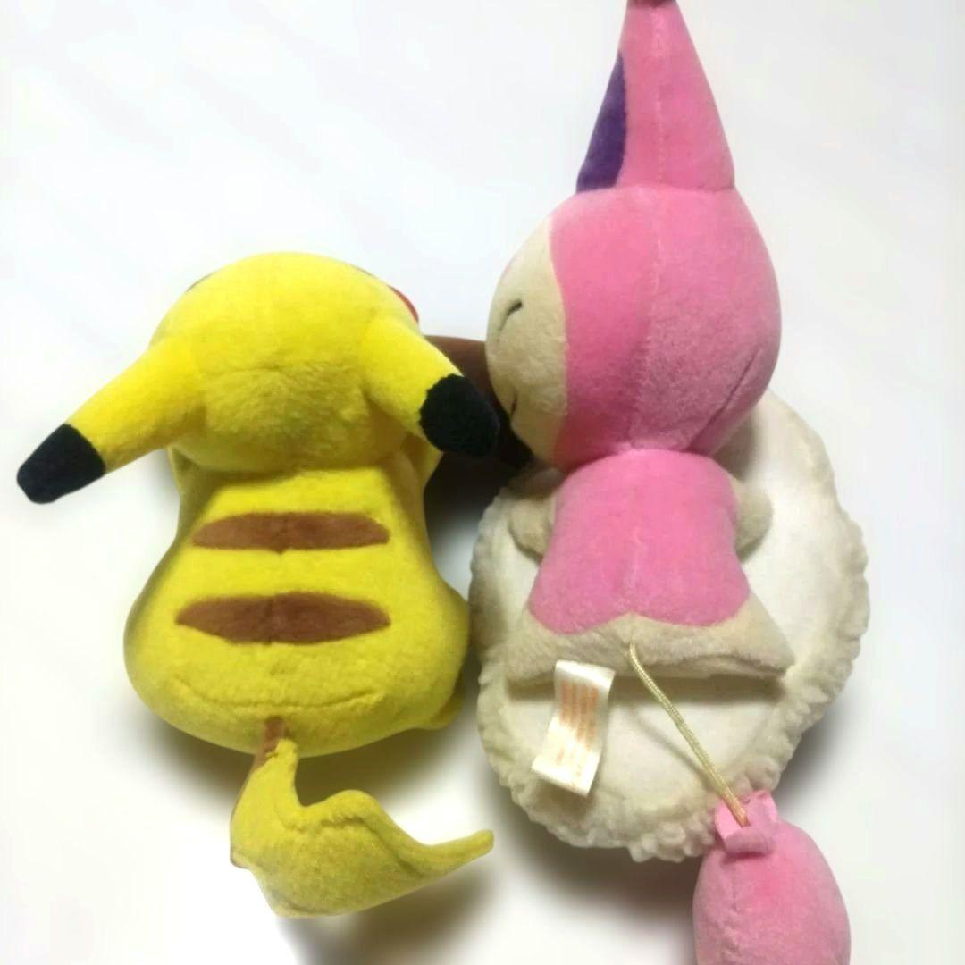 ポケモン　とりかえっこぬいぐるみ　ピカチュウ　 エネコ