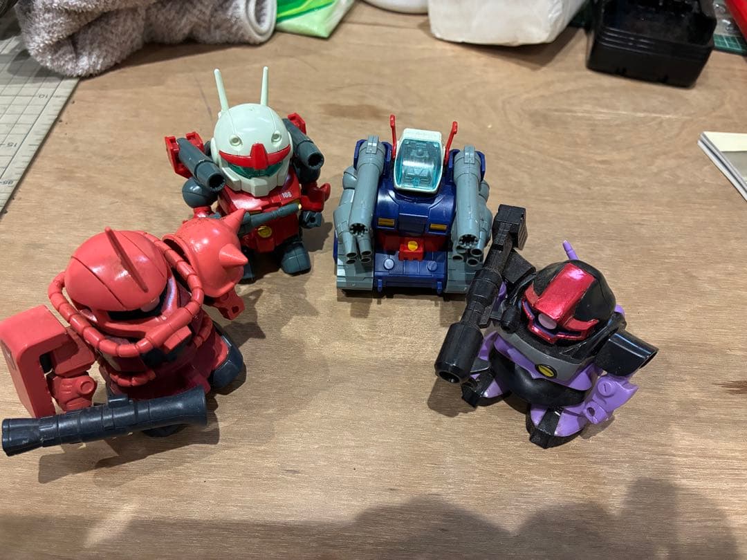 SDガンダムBB戦士 4体セット　組立済　品薄品