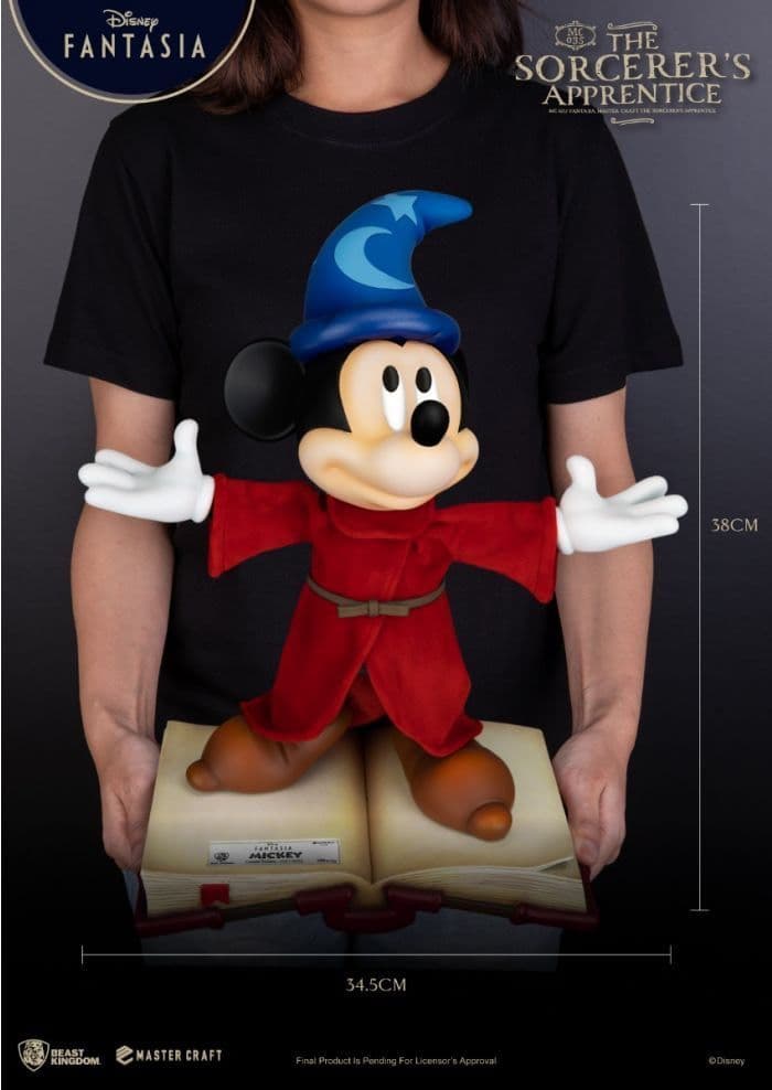 【マスタークラフト】『ファンタジア』ミッキーマウス（魔法使いの弟子）フィギュア
