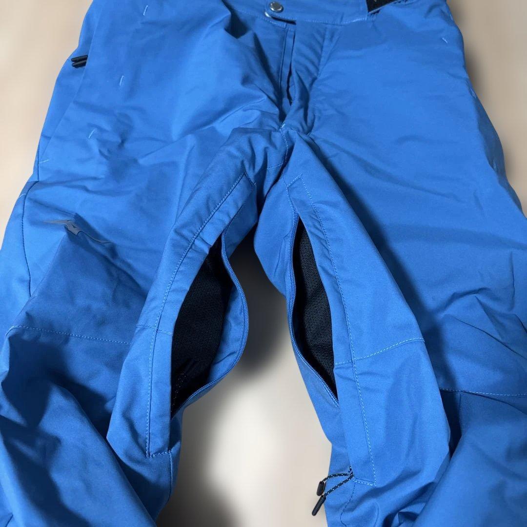 Mizuno スキーウェア 青/オレンジ　Sサイズ