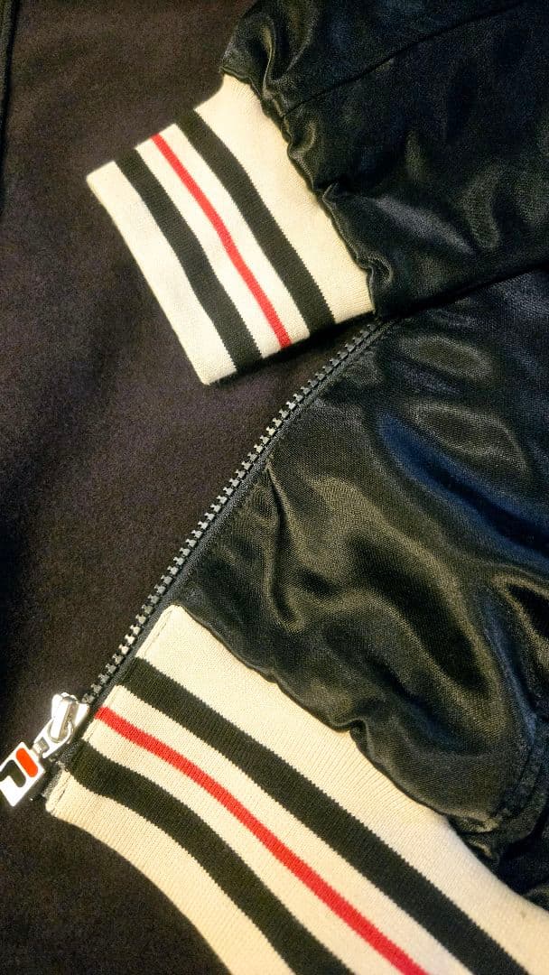 FILA フィラ トラックジャケット ブルゾン ネイビー 、Mサイズ、レディース