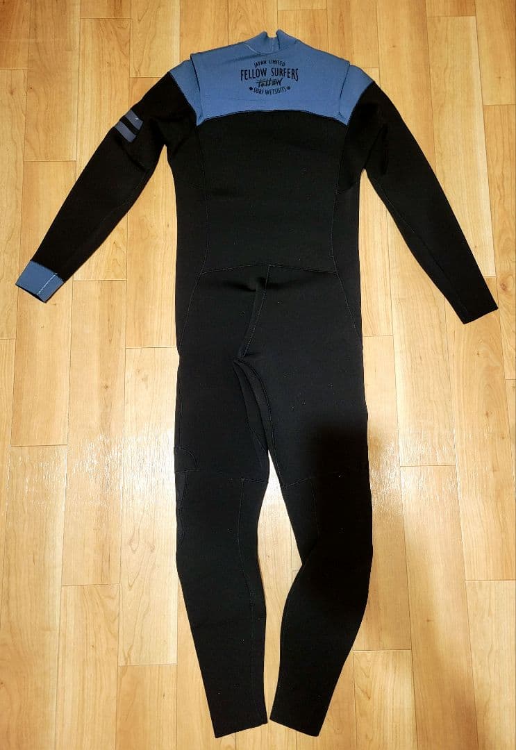 最終下げ FELLOW SURFERS フルスーツ 黒と青 3mm 新品 xlb