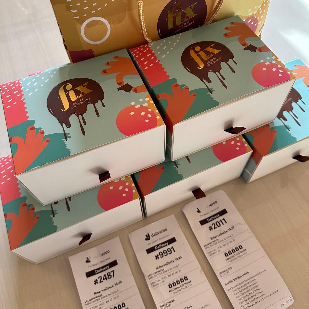 Fix Dessert Chocolatier 6枚Box 袋付き　ラスト