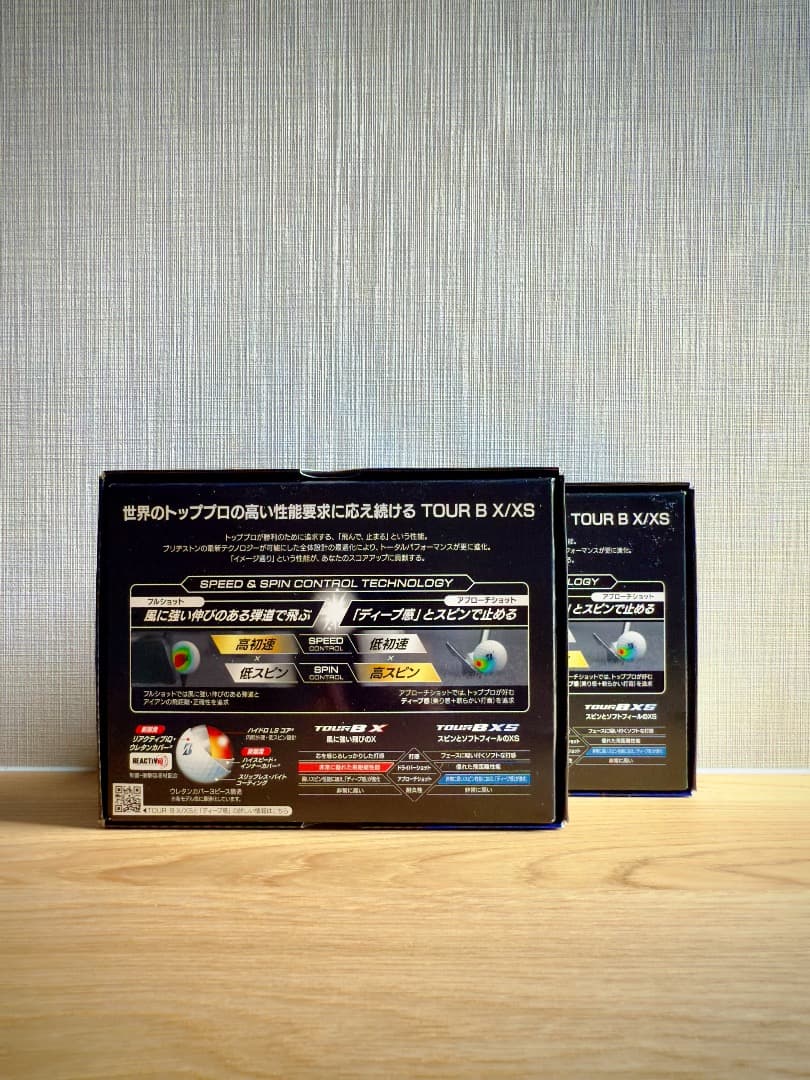 未使用品 ブリヂストン ゴルフボール TOUR B XS イエロー (24球入)