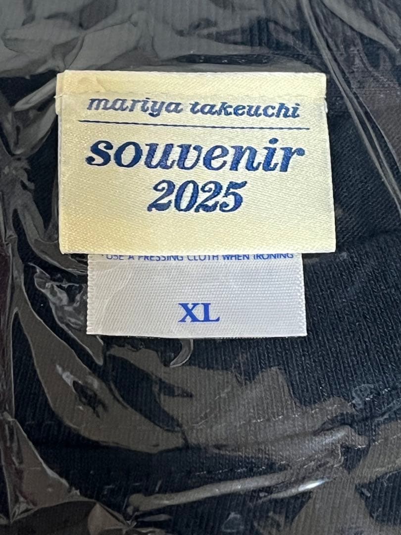 竹内まりや souvenir2025 XL まりや ライブTシャツ黒 オマケ