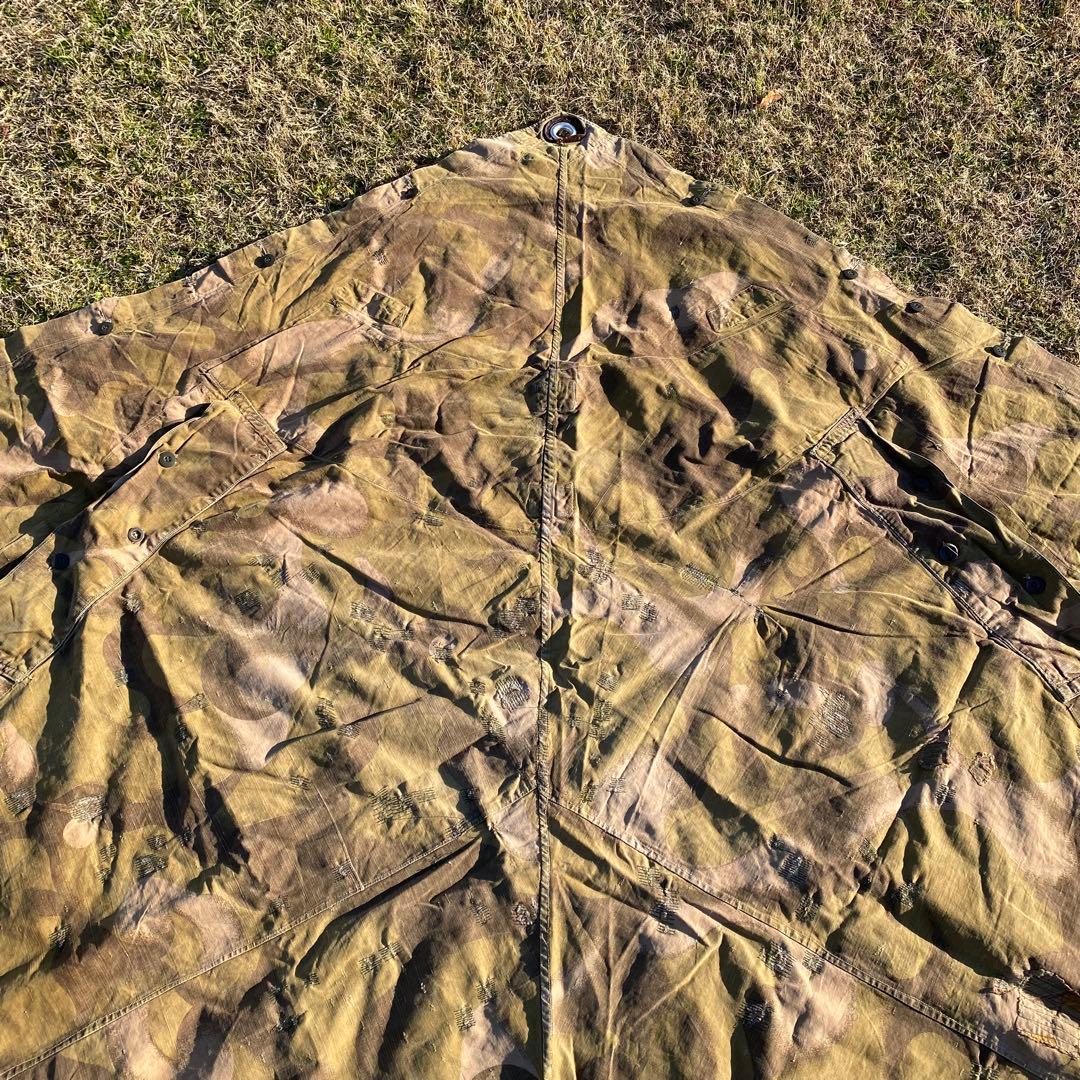 【超レア】ハンガリー軍幕　初期型　扇型　２枚②　迷彩　ハリケーンカモ　ミリタリー