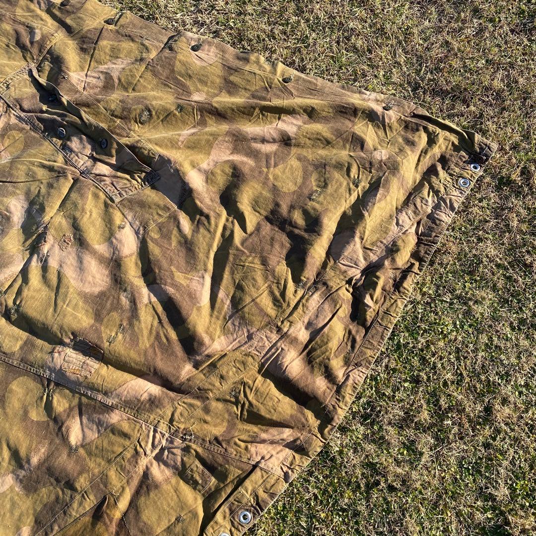 【超レア】ハンガリー軍幕　初期型　扇型　２枚②　迷彩　ハリケーンカモ　ミリタリー