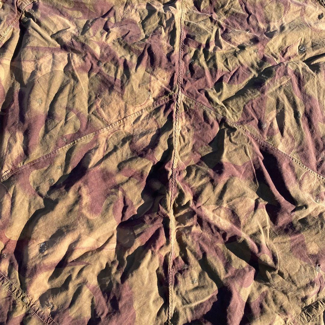 【超レア】ハンガリー軍幕　初期型　扇型　２枚②　迷彩　ハリケーンカモ　ミリタリー