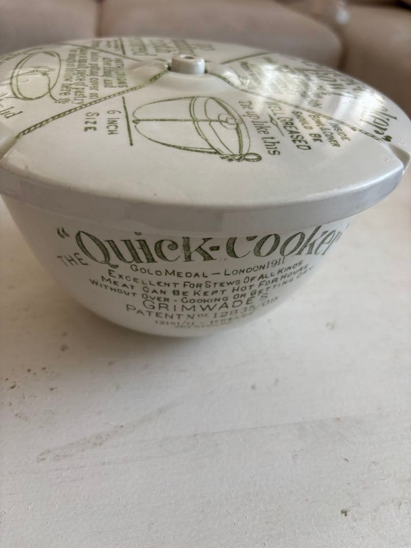 アンティーク　クイッククッカー　QUICK-COOKER