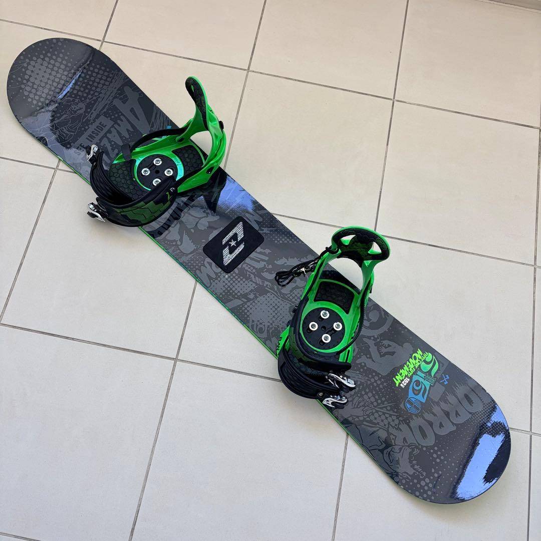 【スノボセット】ELAN スノーボード 152cm、ビンディング、ブーツ付き