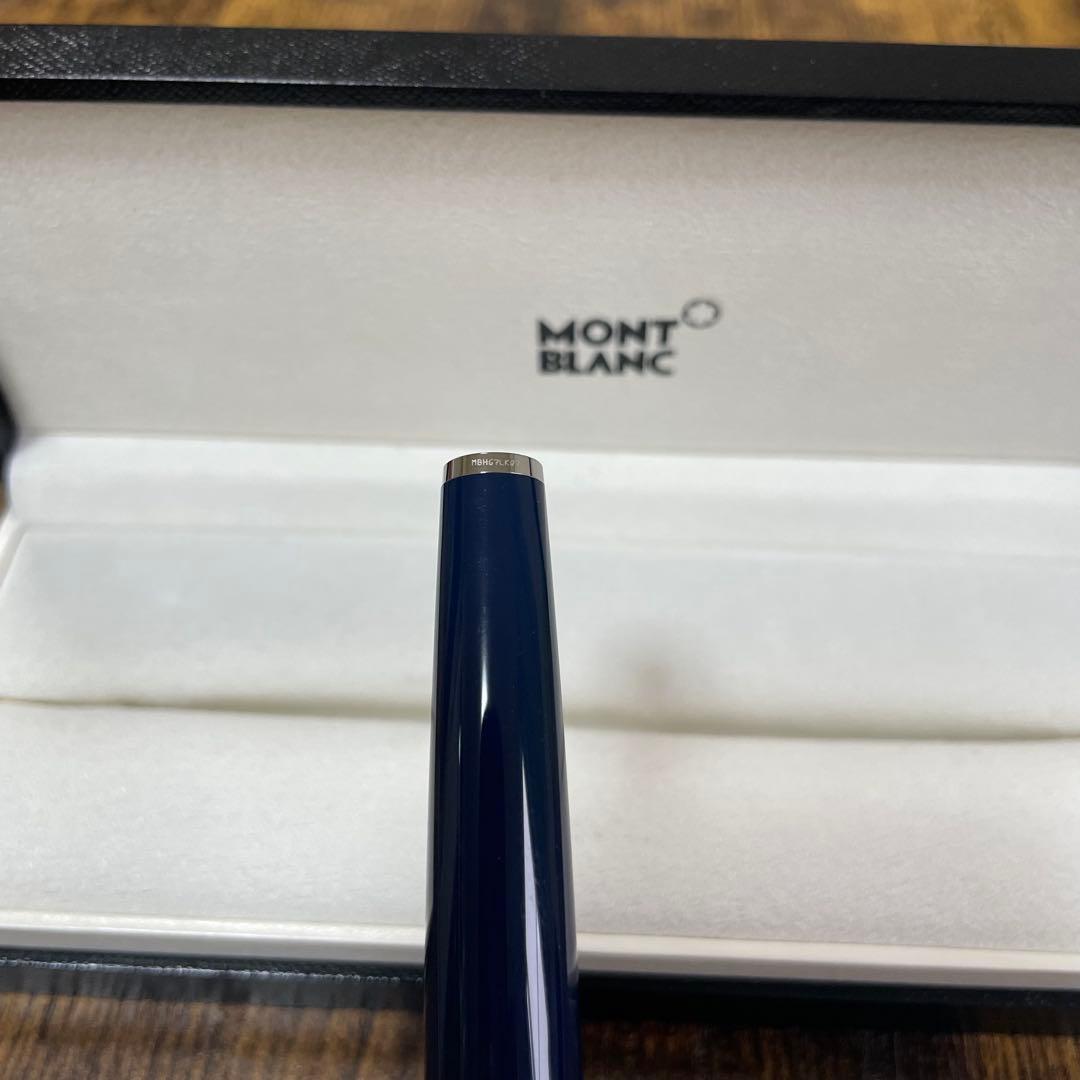 美品☆即筆記可☆モンブラン PIX　ローラーボール　キャップ式　ネイビー