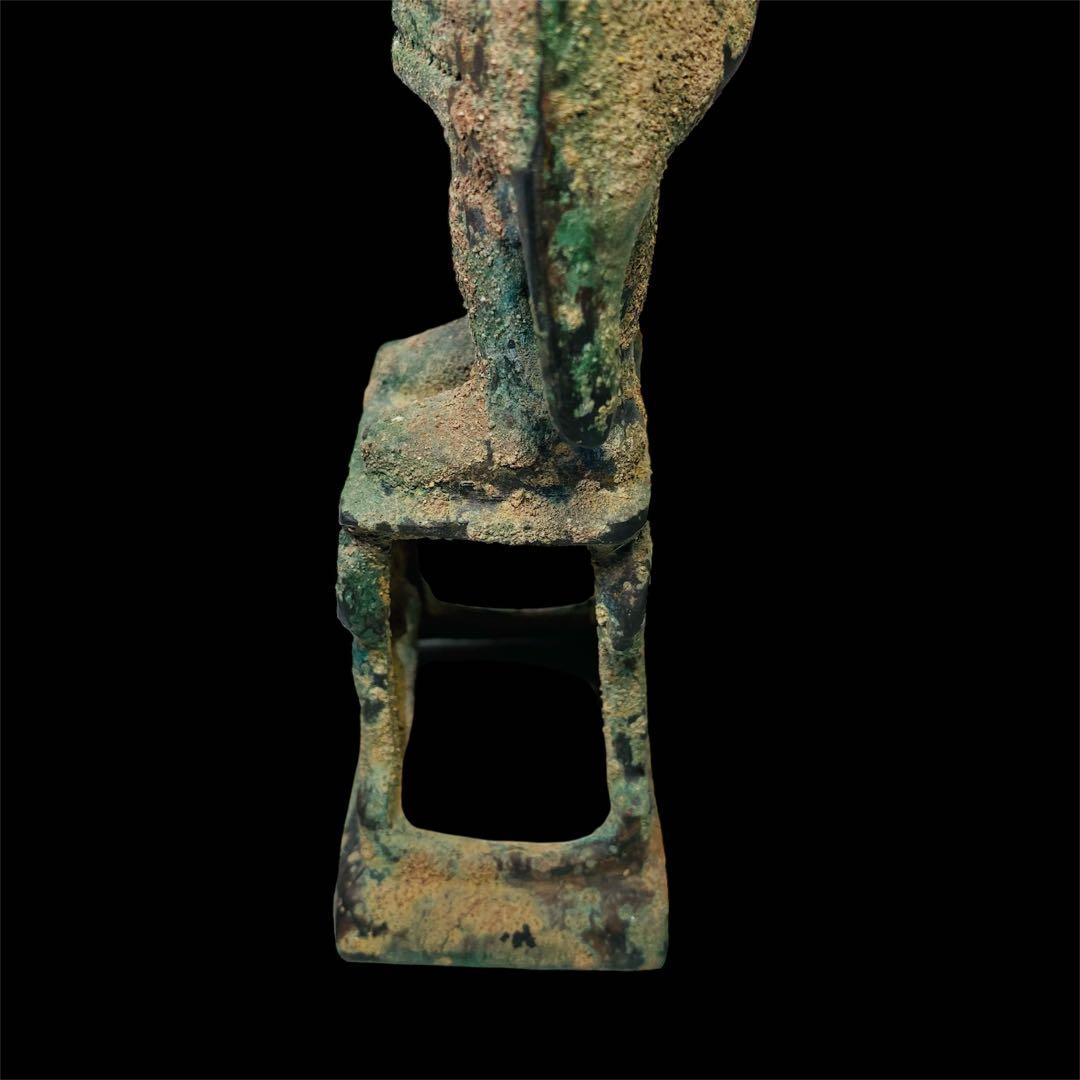 中国古玩 三星堆 青銅人物像 銅製 銅器 骨董品 時代品 美術品