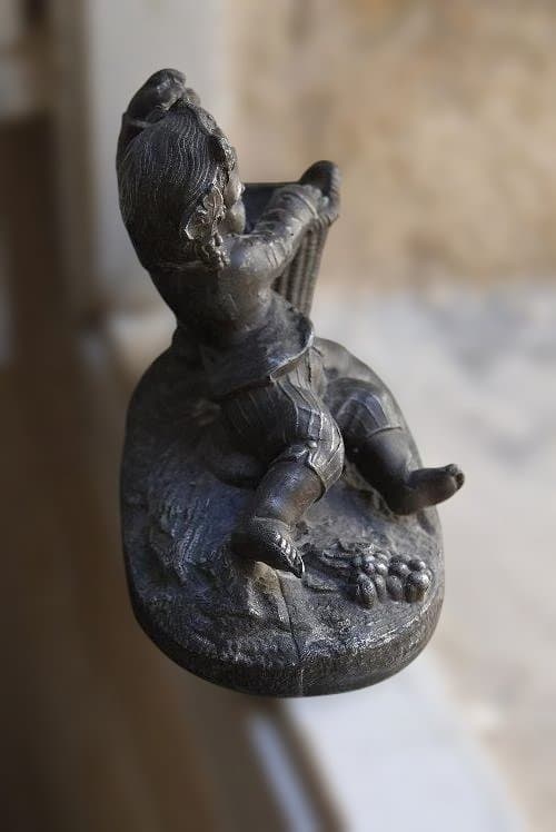 フランス19世紀　バッカス（葡萄の収獲の神様）のアンクリエ　美品　アンティーク