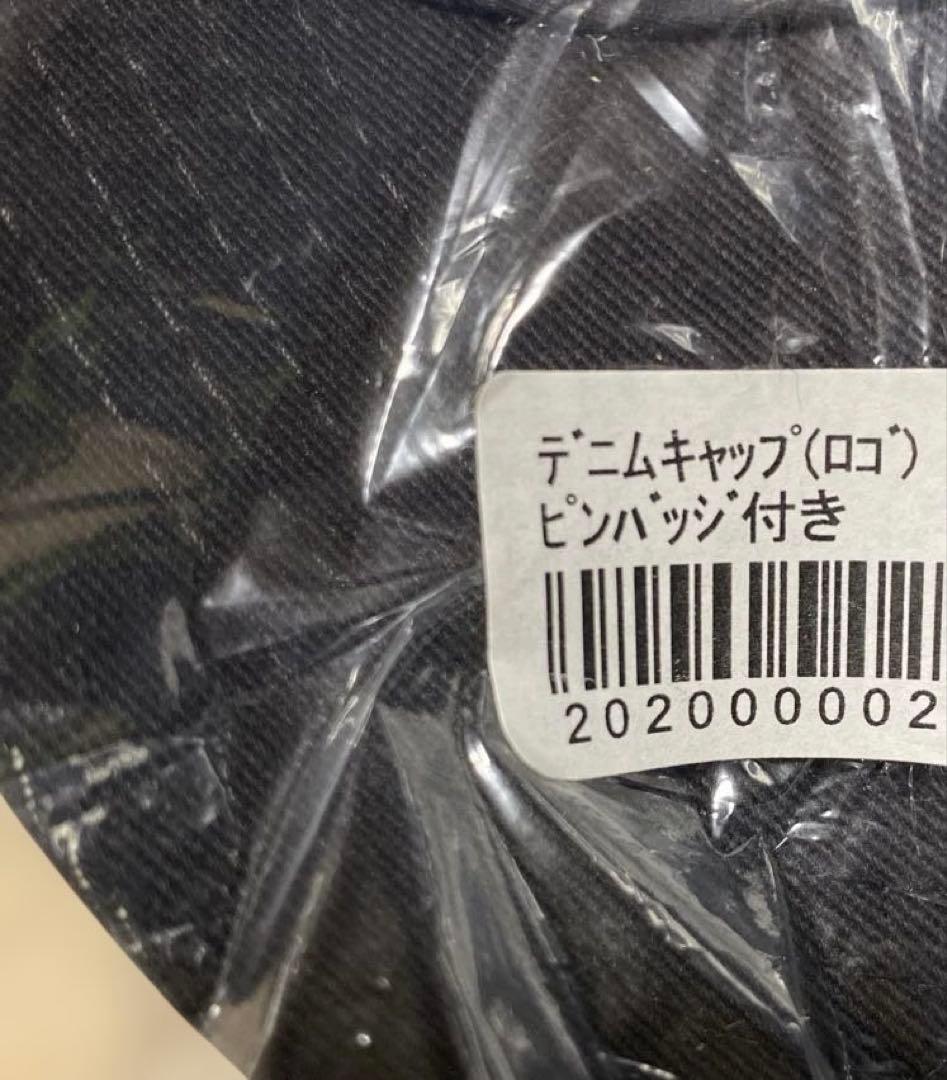 新品未開封未使用　ピンバッチ付きE.YAZAWAデニムメッシュキャップ