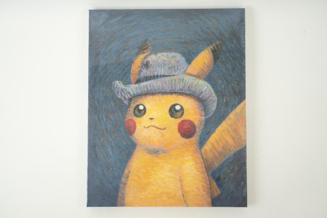 【新品・美品・希少】ゴッホピカチュウ　キャンバス　ポケモンゴッホ展