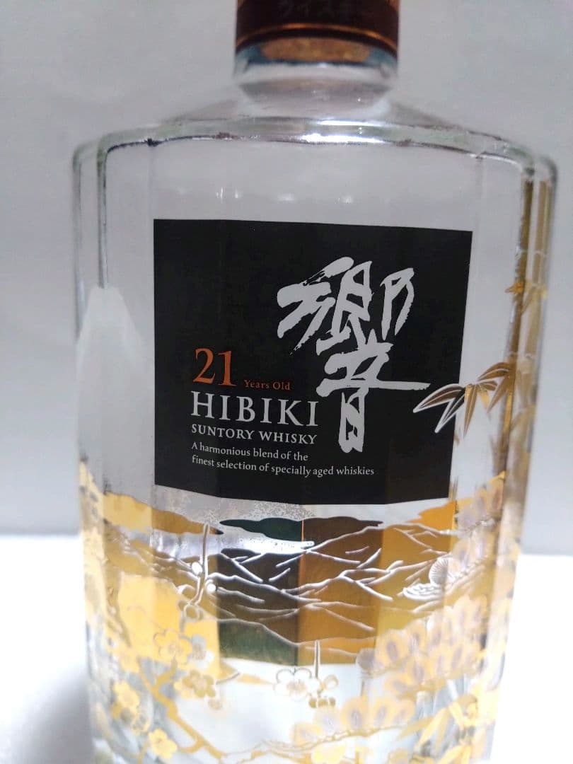 サントリーウィスキー 響 花鳥風月 空き瓶