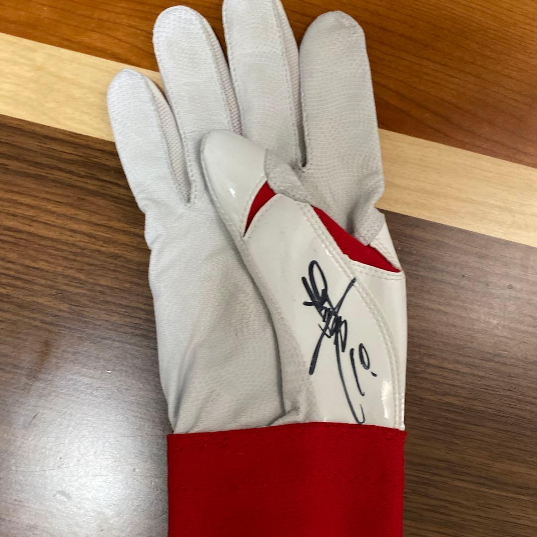 バッディング手袋　阿部慎之助サイン入り