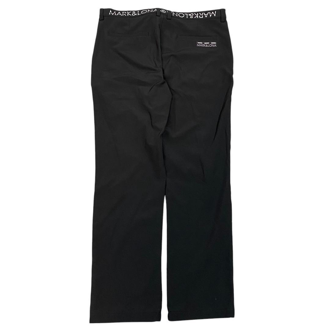 【韓国モデル】MARK＆LONA 裏起毛 パンツ ブラック 34 ゴルフ