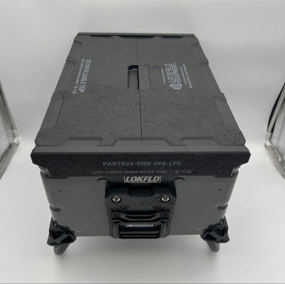 LOCKFIELD EQUIPMENTフォルダブルトップ再プラBKシェルコン天板