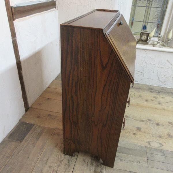 イギリス アンティーク 家具 ライティングビューロー デスク 机 6024e