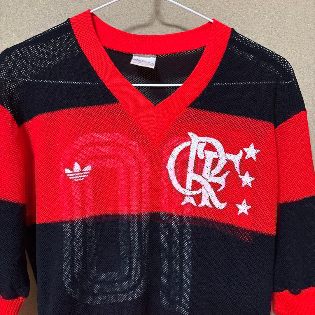 フラメンゴメッシュユニフォーム10番tシャツ古着