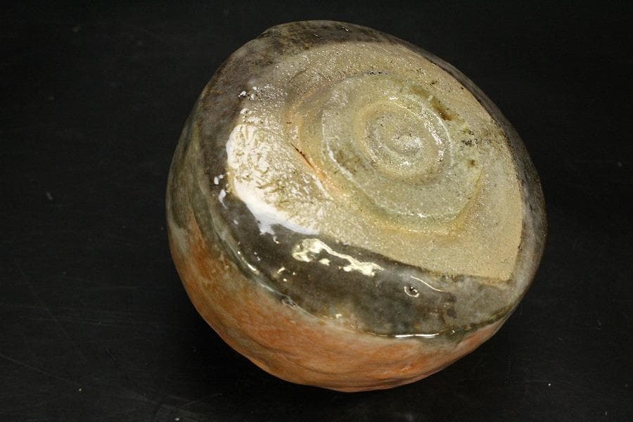 茶道具 桂窯 赤楽茶碗 共箱 未使用(ZE666)