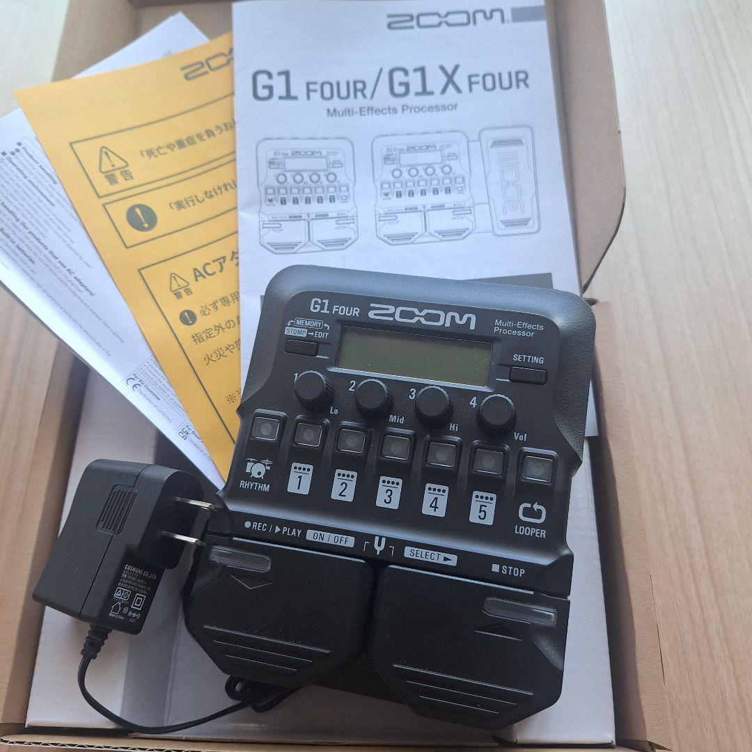ZOOM G1 FOUR マルチエフェクター　ACアダプター付き