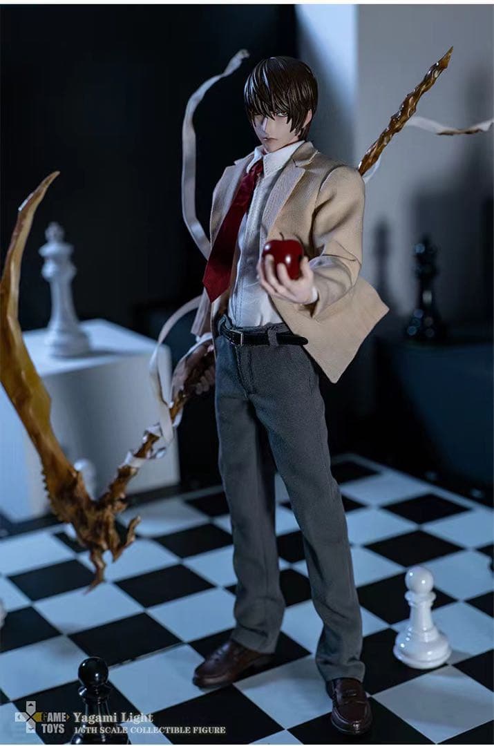 デスノート エル L 夜神月 GT007 +GT008 可動フィギュア