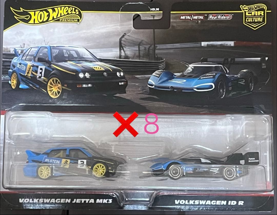 ホットウィール　プレミアム 2パック フォルクスワーゲン 8セット